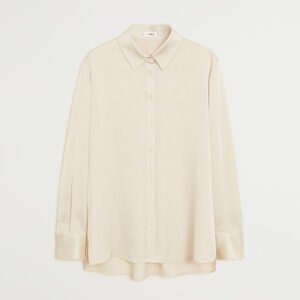 Áo dài tay đơn giản coton bồng bềnh