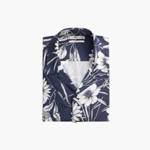 Áo sơ mi ngắn tay họa tiết hoa thoáng mát